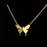 Gold Fashion Cute Butterfly Pendant Necklaces For Women