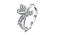 Silver Plated Wedding Rings For Women - sparklingselections