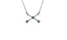 Retro Zinc Alloy Arrow Love Cross Lucky Necklace