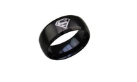 Titanium Stainless Steel 8mm Band Ring - sparklingselections