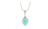 Water Drop Turquoise Pendants Necklaces For Women - sparklingselections