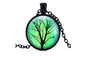 Glass Dome Tree Of Life Pendant necklace
