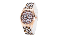 Fashion Leopard Silicone Rubber Quartz Wristwatch - sparklingselections