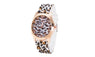 Fashion Leopard Silicone Rubber Quartz Wristwatch