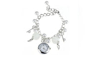 Fashion Charms Bracelet Quartz Wrist Watch - sparklingselections