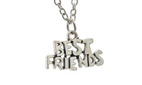 Silver Best Friends Pendant Necklace - sparklingselections