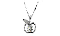 Apple Clavicle Temperament Heart Pendant Necklace - sparklingselections