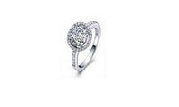 Silver Plated Four Carat CZ Diamond Rings For Women - sparklingselections