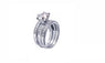 Luxury Silver Color Delicate Ring For Women