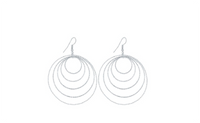 Silver Dangle Long Earrings For Women