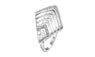 Silver Plated Crystal Rhinestone Cubic Zirconia Ring (8)