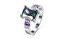 New Fashion Rhinestone Ring Silver Plated for Women(Size-6)