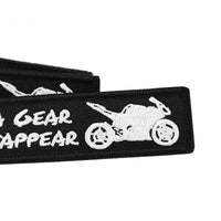 Embroidery Drop A Gear  ATV Car Key Chain