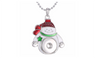 New Santa Claus Snap Necklace Pendant