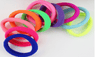 Quality Candy Fluorescence Colored Rubber Bands Hair Elastics