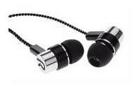 Standard Noise Isolating 1.1M Reflective Fiber Cloth Line 3.5mm Stereo Earphone - sparklingselections