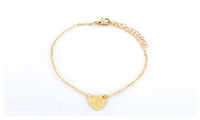 Fashion Jewelry Zinc Alloy Nice Heart Shaped Anklet - sparklingselections