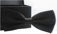Classic Solid Color Bow Tuxedo Tie For Men