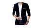 Cotton Slim Fit Masculine Casual Solid Color Blazer