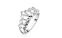 Anillos Mujer Cheap Retro Crown Wedding Ring for Women (7,8) - sparklingselections