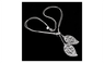 Silver Plated Plated Big Leaf Pendant Necklace for Women