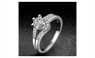 Zirconia Fashion Crafted Engagement Wedding Ring for Women