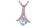 New Fashion Charming Alloy Rhodium Silver Plated Pendant Necklace