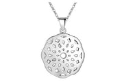 Fashion Silver Plated Geometric Style Pendant Necklace - sparklingselections
