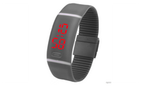 Red LED Sports Running Watch Date Rubber Bracelet Digital Wrist Watch