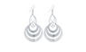 Silver Plated Hollow Fashion Dangle Long Earrings For Women