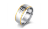 Cross Style Stainless Steel Rings For Women (7,8,9)