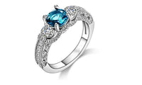 Silver CZ Crystal Fashion Ring For Women (6,7,8) - sparklingselections