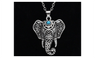 Bohemian Ethnic Turquoise Elephant Pendant Necklace For Women