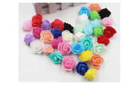 PE Foam Rose Artificial Flowers For Wreath Decorative Wedding Car Decoration - sparklingselections