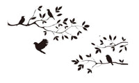 Removable Black Bird Tree Branch Monster Wall Paper Sticker - sparklingselections