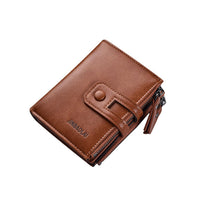 Stylish Leather Short Folding Mens Luxury Wallet Purse - sparklingselections