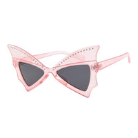 Latest Unsex Vintage Bat Shape Rivet Glasses Eyewear Sunglasses - sparklingselections