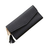 Stylish Women Long Tassel Design Simple Wallet Credit Card Holder