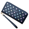 Women's Clutch Hearts Patchwork Wallet Designing Card Holder Purse