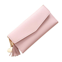 New Ladies Simple Design Clutch Luxury Pink Wallets - sparklingselections