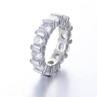 New Fashion White gold Ring for women zirconia vintage jewelry - sparklingselections