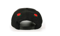 New Letters Rose Printed Snap back Flat Hat for Unisex - sparklingselections