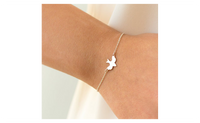 Tiny Peace Dove Bird Bracelet For Women