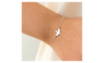 Tiny Peace Dove Bird Bracelet For Women