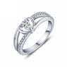 Women's Heart Rings with CZ Stones