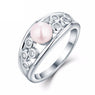 Silver Ring with Pearl for Women