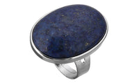 Blue Turquoises Sea Opal Finger Ring For Women - sparklingselections