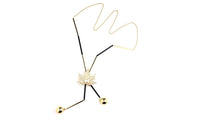 Maple Leaf Long Beaded Chain Tassel Pendant Necklace - sparklingselections