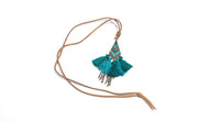 Tassel Fringe Pendant Necklace For Women - sparklingselections