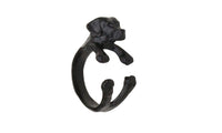 New Fashion Black Puppy Dog Finger Rings - sparklingselections